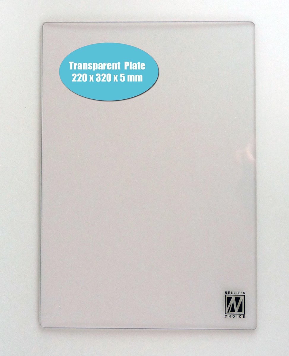 TPPB001 transparante snijplaat voor Powerboss electrische A4 stansmachine (Nellie Snellen) - 220X320X5MM - C-plaat - cutting plate